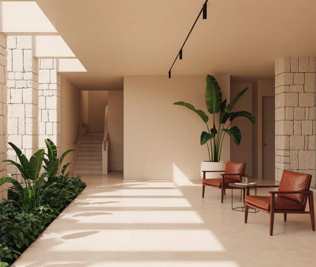 Construcciones en piedra natural en Melide